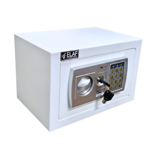 ELAF Small Safety Locker with Electronic Keypad (FT-20E) – White