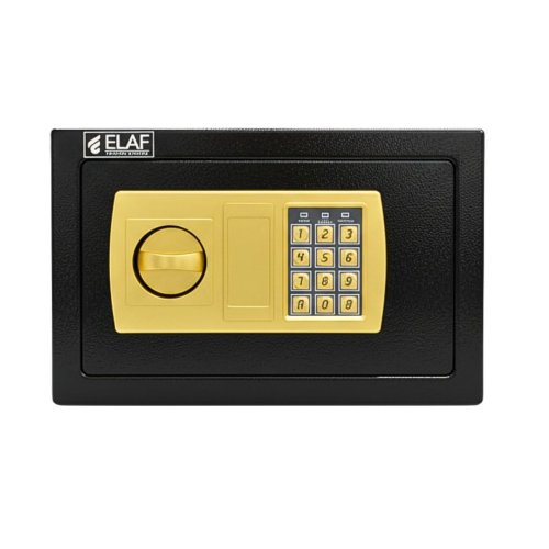 ELAF Small Safety Locker with Electronic Keypad (FT-20E) – Black