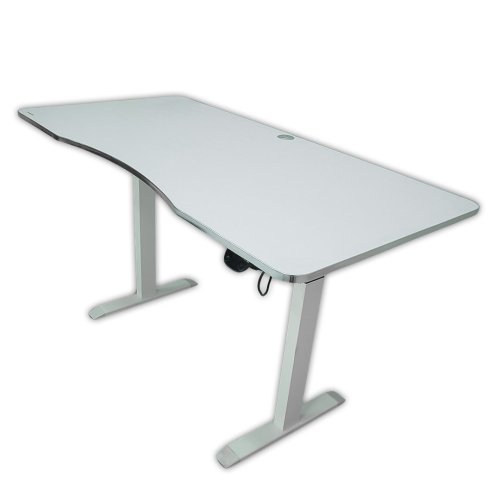 Electric Height-Adjustable Elevating Desk (FT-Y103) White (Large)